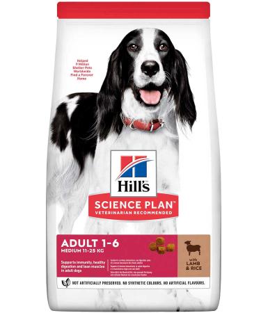 Hill's SCIENCE PLAN Lamb and Rice Medium Breed Adult Dog Food 2.5kg - Buy Online on GoSupps.com