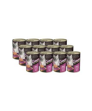 Crocus Adult Cat Liver Wet Food 400 gr 12 Pieces Current Sk Sent.