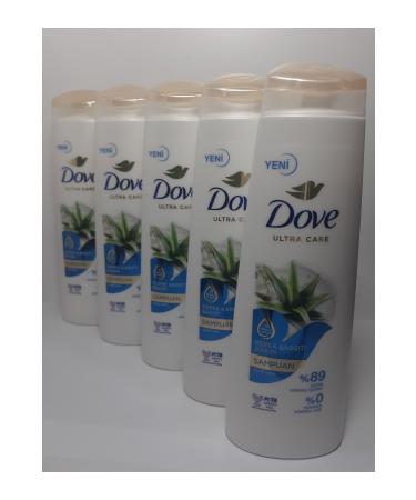 Dove Anti-Dandruff Care Aloe Vera 400ml Shampoo X 5 Pcs
