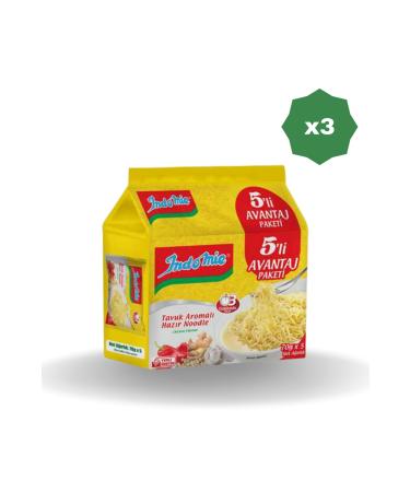 Indomie Indomie Instant Noodle 5 Chicken 75G X 3 PCS