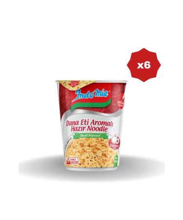 Indomie Indomie Flavored Noodles Meat 60G X 6PCS