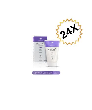 Deotak Cream Deodorant Soft 35 ml X 24 Pieces