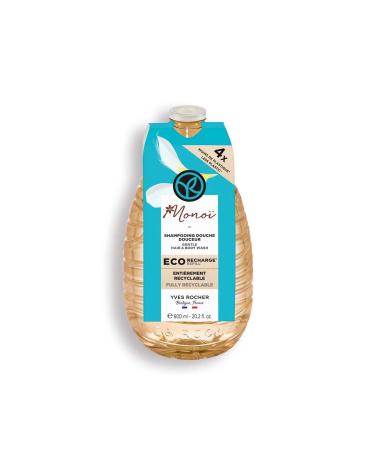 Yves Rocher Monoi Eco Refill Hair and Body Shampoo - 600 ml