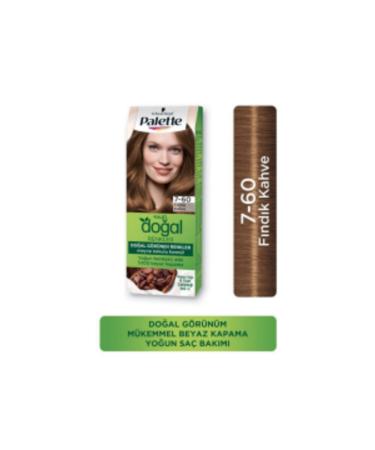 Palette Permanent Natural Colors Hair Dye 7-60 Hazelnut Brown (1 PIECE)