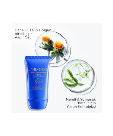 Shiseido GSC Blue Expert Sun Protective Cream SPF30 - 50 ml - Buy Online on GoSupps.com