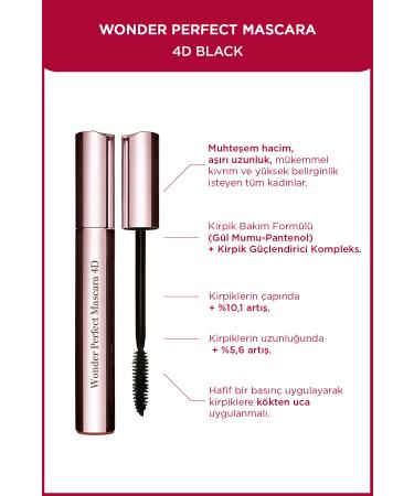 Clarins 4d Mascara - 01 Perfect Black Demb.1656