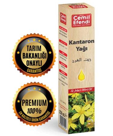 Cemil Efendi St. John's Wort Oil 0 Natural and Pure 250ml Glass Bottle