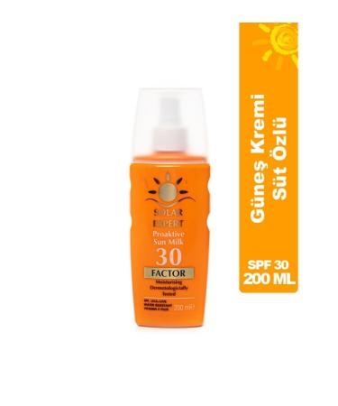 SOLAR EXPERT Proactive Sun Milk Sun Cream Spf 30 Factor 200 ml