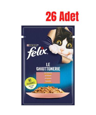 FELIX Felix Salmon Fresh Cat Canned Food 85 gr X 26 Pieces