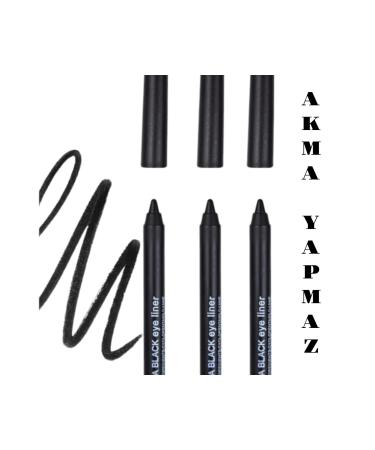 Roesia Rose Cosmetics Ultra Oily Black Eye Pencil 6 Pieces