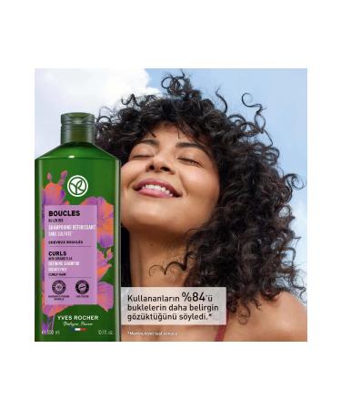Yves Rocher Curl Defining Shampoo for Curly and Wavy Hair (Boucle) 300 ml - Buy Online on GoSupps.com