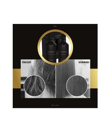 Cozyce Salt-Free Shampoo 600 Ml + Brazilian Blow Dry Keratin 600 Ml Hair Straightening Keratin Set - Buy Online on GoSupps.com
