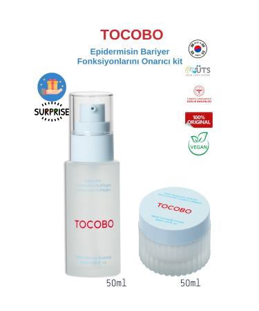 TOCOBO Bifida Biome Essence & Multi Ceramide Complex Cream. Epidermis Barrier Repair duo.
