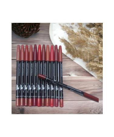 MUJGAN Rose 12-pack Ultra Oily Lip Pencil - Buy Online on GoSupps.com