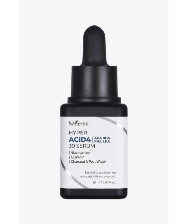 Isntree Hyper Acid4 AHA BHA PHA LHA 30 Serum 20 ML (Skin Tone Equalizing and Purifying Peeling Serum)
