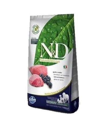 N & D Grain Free Lamb Meat Medium Breed Adult Dog Food 12 Kg