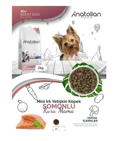 Anatolian Premium Mini Adult Salmon Adult Small Breed Dog Food with Salmon 2 Kg - Buy Online on GoSupps.com