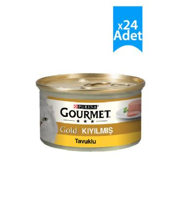 Gourmet Gold Minced Chicken Cat Canned Food 85 gr X 24 Pieces