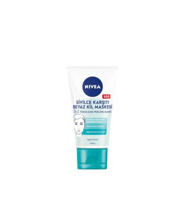 NIVEA Anti-Acne 3 in 1 White Clay Mask 150 Ml