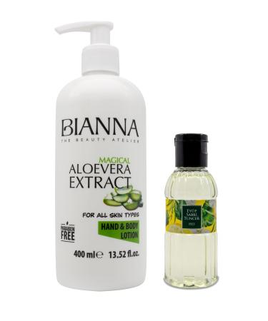 Bienna Aloe Vera Hand and Body Lotion Large Size 400 Ml.