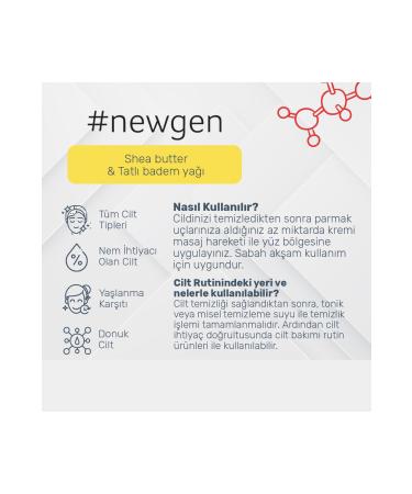 NewGen Vitamin E & Shea Butter & Repair Skin Care Cream Suitable for All Skin Types 40 ml - Buy Online on GoSupps.com