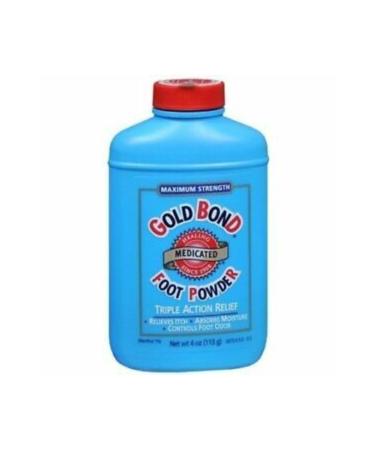 Eucerin gold bond Foot Odor Cracking Moisture Absorbing Itch Reliever Foot Powder Extra Strength Foot 113g