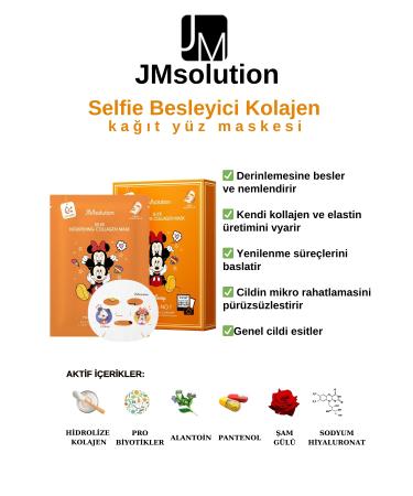 JMsolution Jm Solution Disney Collection Selfie Nourishing Collagen Mask (1 PIECE SINGLE) - Buy Online on GoSupps.com