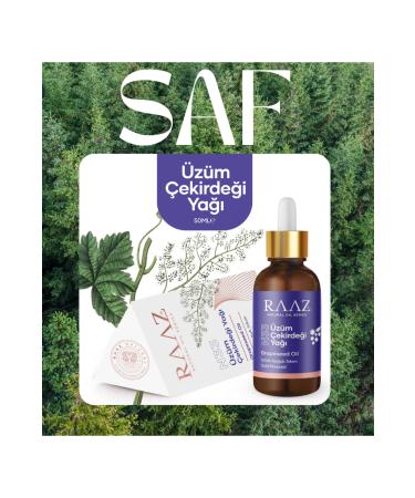 RAAZ Grape Seed Oil 0 Pure and Cold Pressed Oil 50 ml