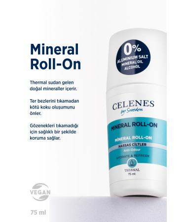 Celenes by Sweden Thermal Roll On 75ml Sensitive Skin Unscented - Buy Online on GoSupps.com