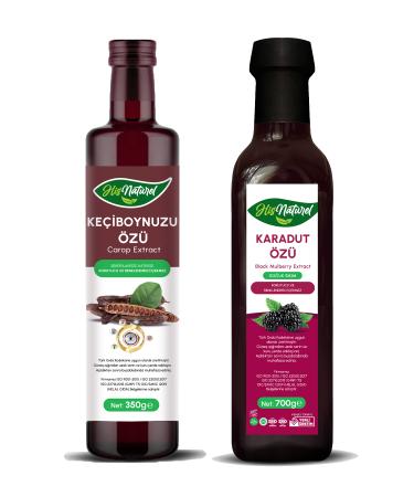 His Natural Black Mulberry Extract 700 Gr. & Carob Extract 350 Gr.