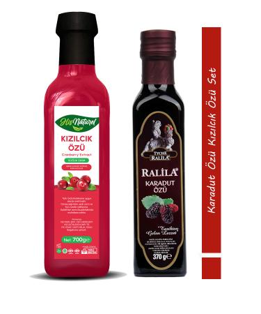 His Naturel Ralila Organic Mulberry Extract Cranberry Extract Set of 2