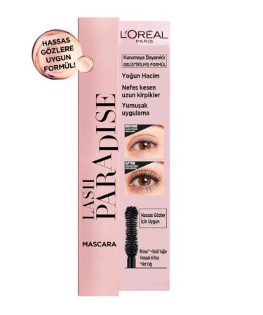 L'Oreal Paris PARAD SE VOLUM Z NG INTENSE COLOR SUPER BLACK MASCARA GKHA R974 - Buy Online on GoSupps.com