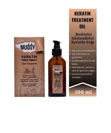 Muddy Nourishing and Repairing Keratin Treatment Oil Keratin Hair Care Oil 100ml
