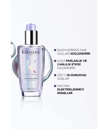 Kerastase Blond Absolu Huile Nourishing Care Oil for All Hairs That Have Been Lightened 100ml/GEM54-L 66