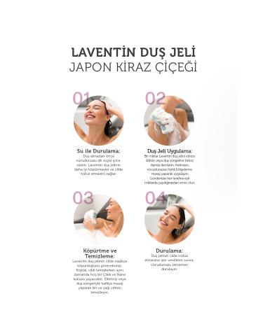 Laventin Purifying Refreshing Moisturizing Japanese Cherry Blossom Shower Gel 400 Ml - Buy Online on GoSupps.com