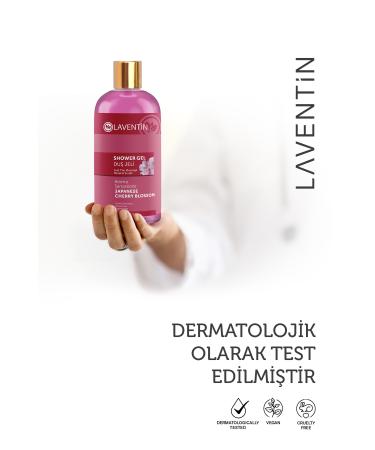Laventin Purifying Refreshing Moisturizing Japanese Cherry Blossom Shower Gel 400 Ml - Buy Online on GoSupps.com
