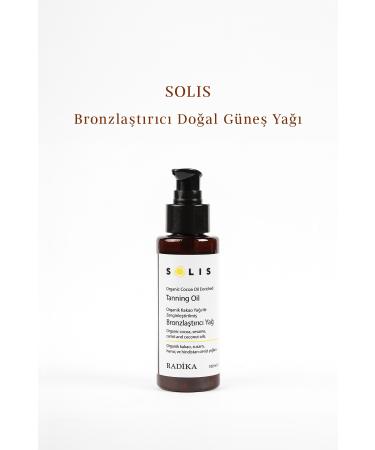 Radika Aromatherapy Solis Series / Bronzing Natural Sun Oil / Cocoa Butter / Sun Cream