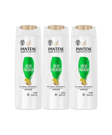 Pantene Natural Synthesis Strength and Shine Shampoo 350 mlx3 - Buy Online on GoSupps.com
