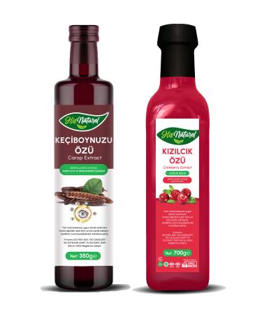 His Natural Cranberry Extract 700 Gr. & Carob Extract 350 Gr.