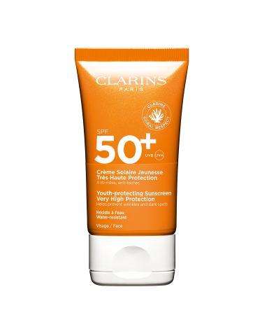Clarins SUN FACE CREAM SPF50+ 50 ML - Sun Cream for Face - Very High Protection SPF50+ - Buy Online on GoSupps.com
