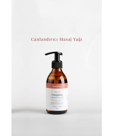 Radika Aromatherapy Revitalizing Massage Oil / Energising / Aromatherapy Massage Oil / 250 ml
