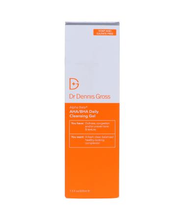 Dr Dennis Gross Alpha Beta Aha/bha Daily Cleansing Gel 225 ml - Buy Online on GoSupps.com