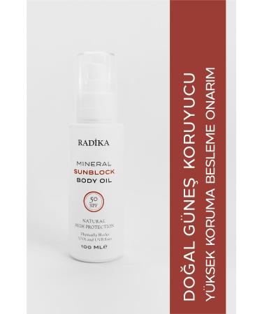 Radika Aromatherapy Sunscreen Oil / Mineral Sunblock / Natural Body Oil / Mineral Zinc Oxide / 50 Spf - Buy Online on GoSupps.com