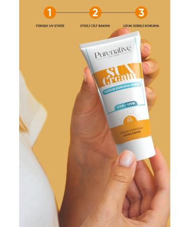 PURENATIVE 100 ml High Protection Sun Cream - Buy Online on GoSupps.com