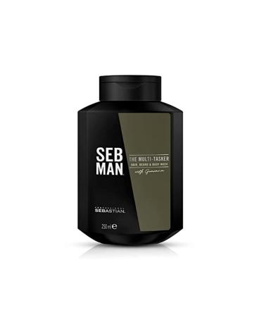 SEB MAN The Multi-tasker 3-in-1 Amazing Scented Hair Beard Body Shampoo 249/250ml