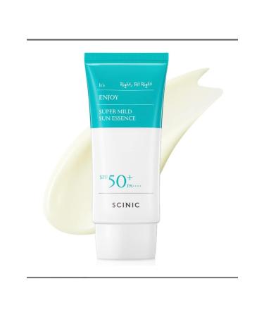 Scinic Enjoy Super Mild Sun Essence SPF50+ PA++++ (50ml) |Korean Skincare KOREA Vegan Sunscreen - Buy Online on GoSupps.com