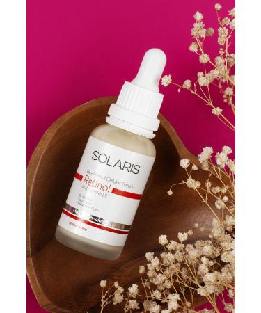 SOLARIS Anti-Aging Retinol Serum Repairing and Nourishing 30 ml (1% RETINOL AND HYALURONIC ACID) - Buy Online on GoSupps.com