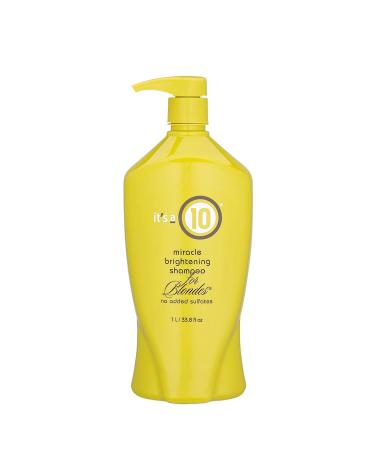 it's a 10 Miracle Brightening Shampoo For Blondes 1 Lt