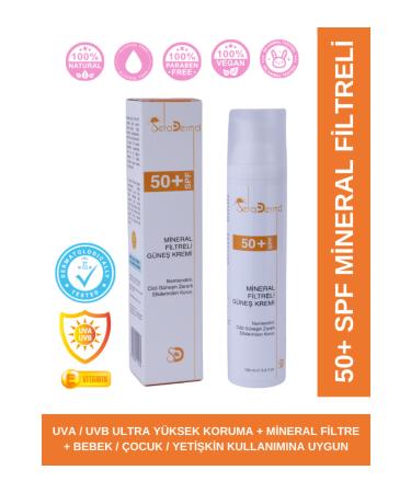 SeraDerma Mineral Filter 50+ SPF Sun Cream 100 ML - Buy Online on GoSupps.com