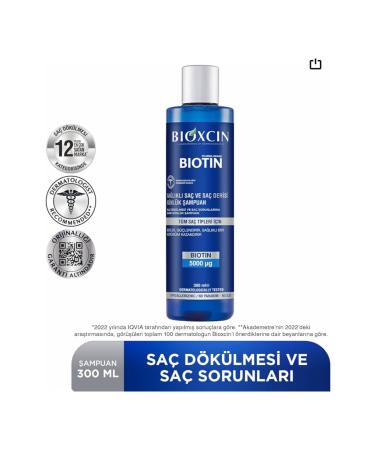 Garnier 65 Biotin Healthy Hair and Scalp Daily Shampoo for All Hair Types 300 mL - Buy Online on GoSupps.com